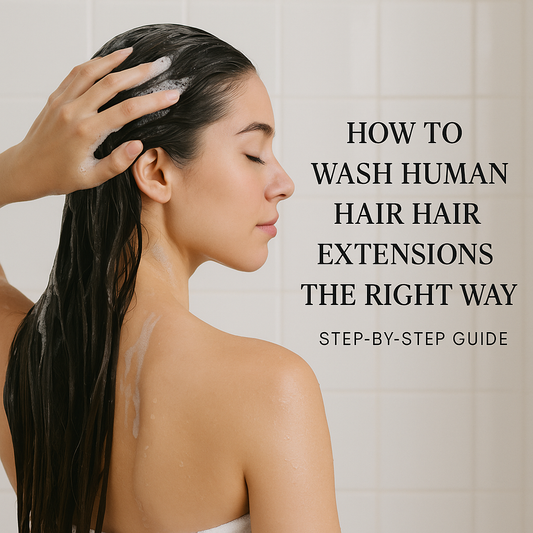 How to Wash Human Hair Extensions the Right Way