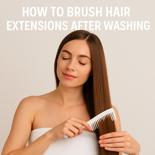 How to Brush Hair Extensions After Washing – Step-by-Step Guide