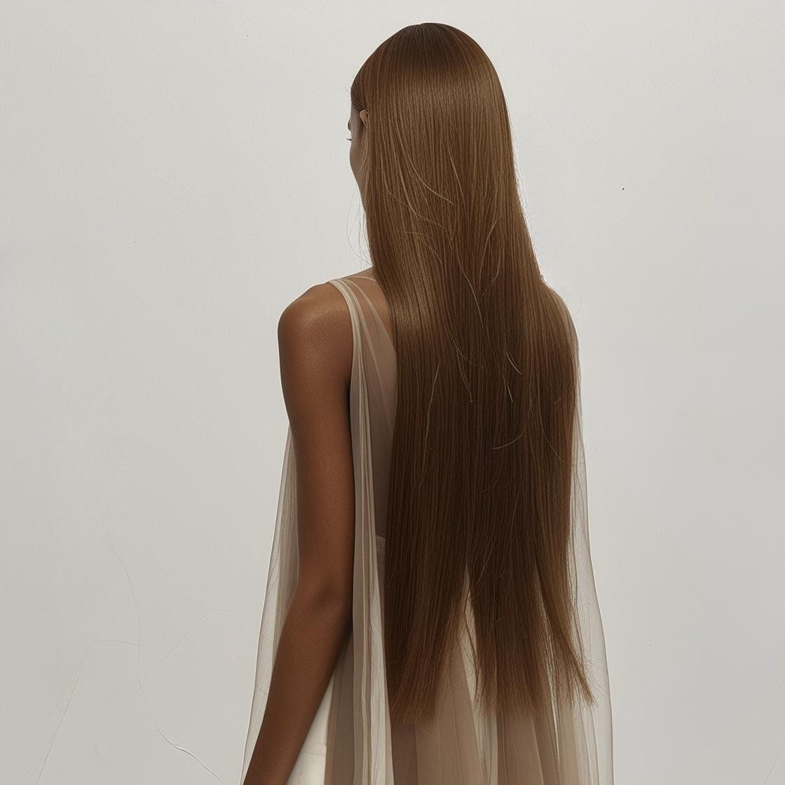 Extensions de cheveux trames noires naturelles n° 1B – 100 % cheveux humains Remy | Paquet de 100 g | 10 à 30 pouces | Réutilisables | Expédié depuis le Canada