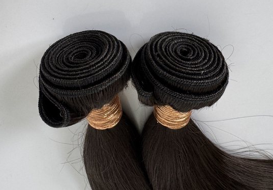 Extensions de cheveux trame brun foncé profond n° 2 – 100 % cheveux humains Remy | Paquet de 100 g | 10 à 30 pouces | Réutilisables | Expédié depuis le Canada