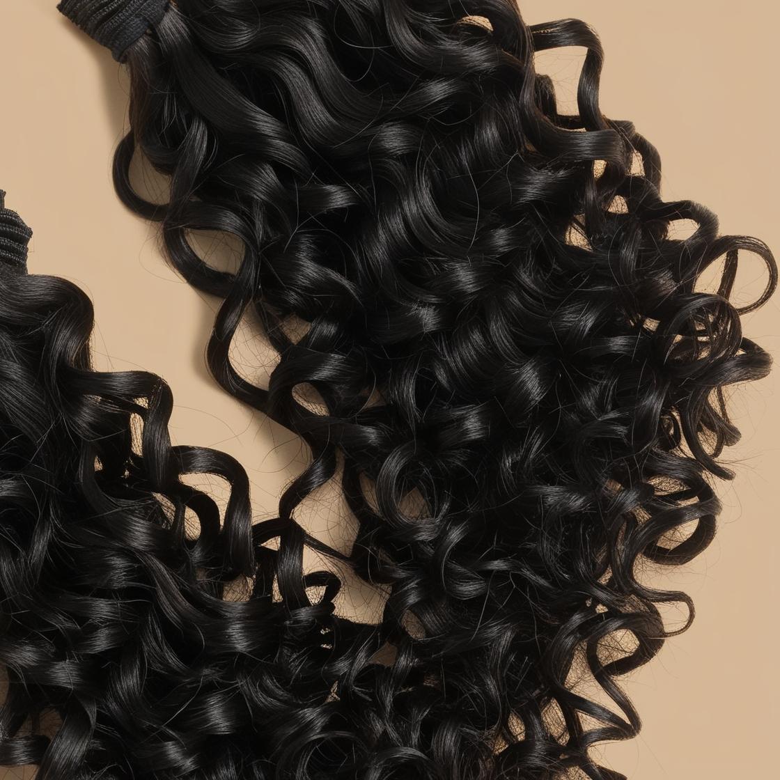 Extensions de cheveux trames noires naturelles n° 1B – 100 % cheveux humains Remy | Paquet de 100 g | 10 à 30 pouces | Réutilisables | Expédié depuis le Canada