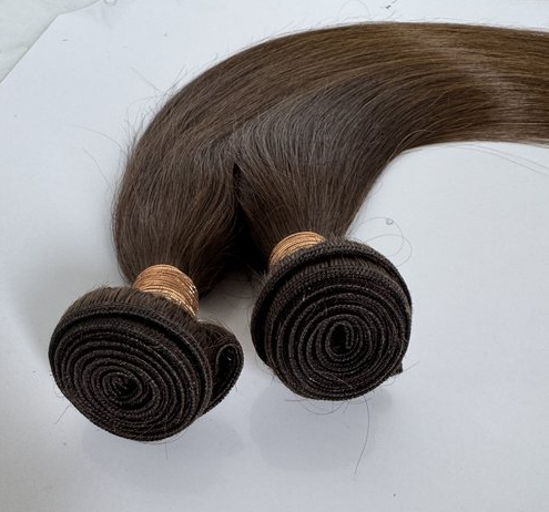 Dark Brown #4 Straight Weft Hair Extensions – 100% Remy Human Hair | 100g Pack | 10''–30'' | Reusable | Ships from Canada