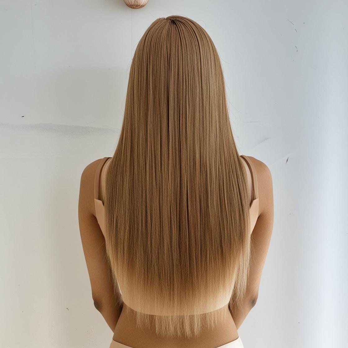 Dark Blonde #18 Straight Weft Hair Extensions – 100% Remy Human Hair | 100g Pack | 10''–30'' | Reusable | Ships from Canada