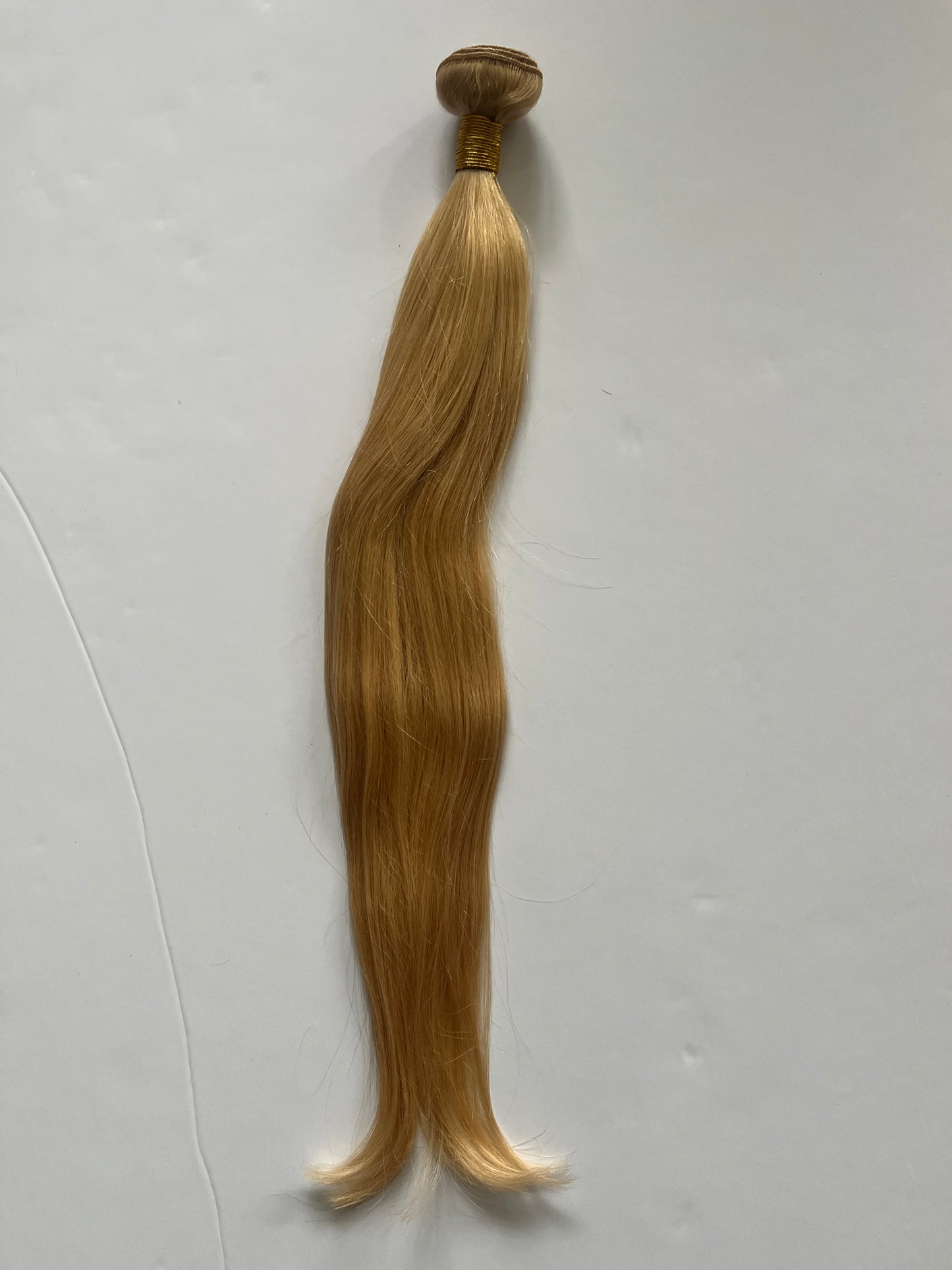 Dark Blonde #18 Straight Weft Hair Extensions – 100% Remy Human Hair | 100g Bundle | 10’’–30’’ | Sew-In & DIY | Reusable