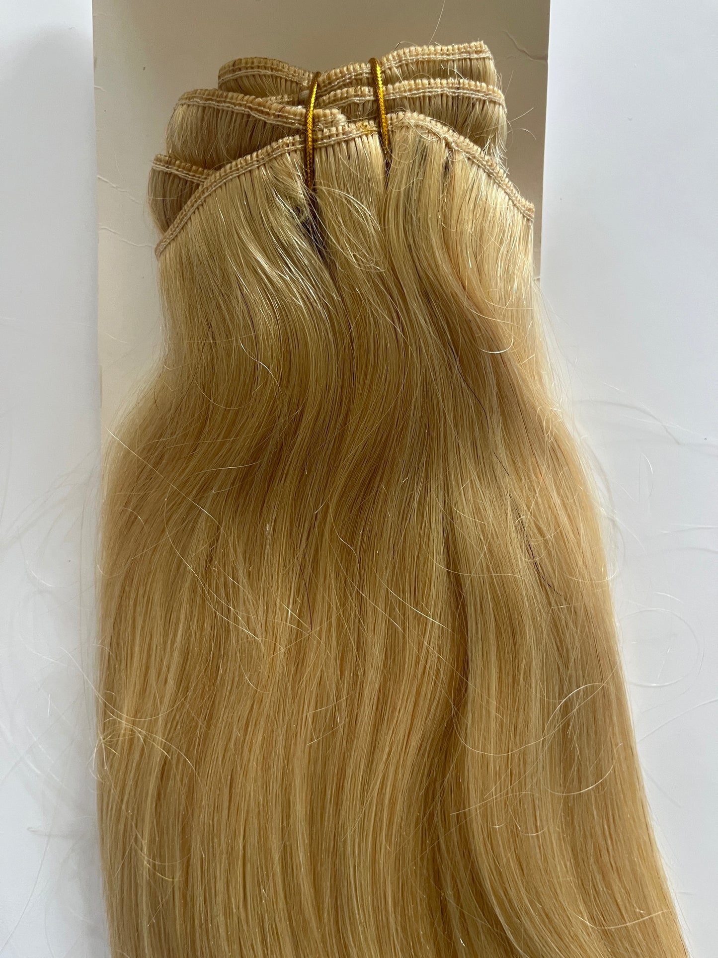 Ash Blonde #60 Straight Clip-In Hair Extensions – 100% Remy Human Hair | 100g/120g Pack | 10''–30'' | 8pcs, 18 Clips | Reusable | Ships from Canada