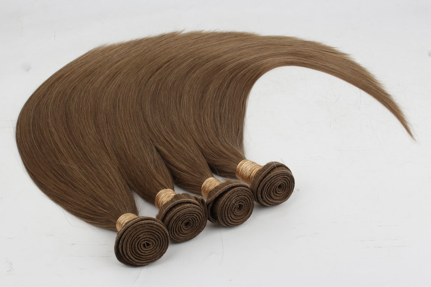 Chestnut Brown #6 Straight Weft Hair Extensions – 100% Remy Human Hair | 100g Pack | 10''–30'' | Reusable | Ships from Canada
