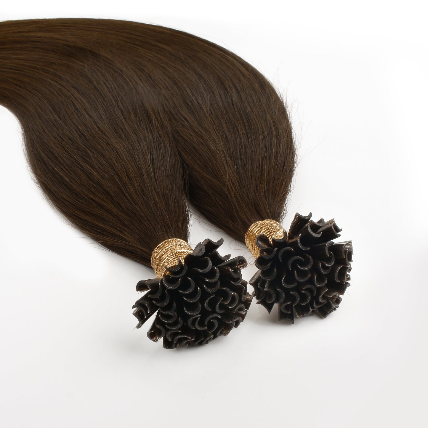 Dark Brown #4 Straight U Tip Fusion Hair Extensions – 100% Remy Human Hair | 50g Pack | 10’’–30’’ | Keratin Pre-Bonded | Reusable Canada