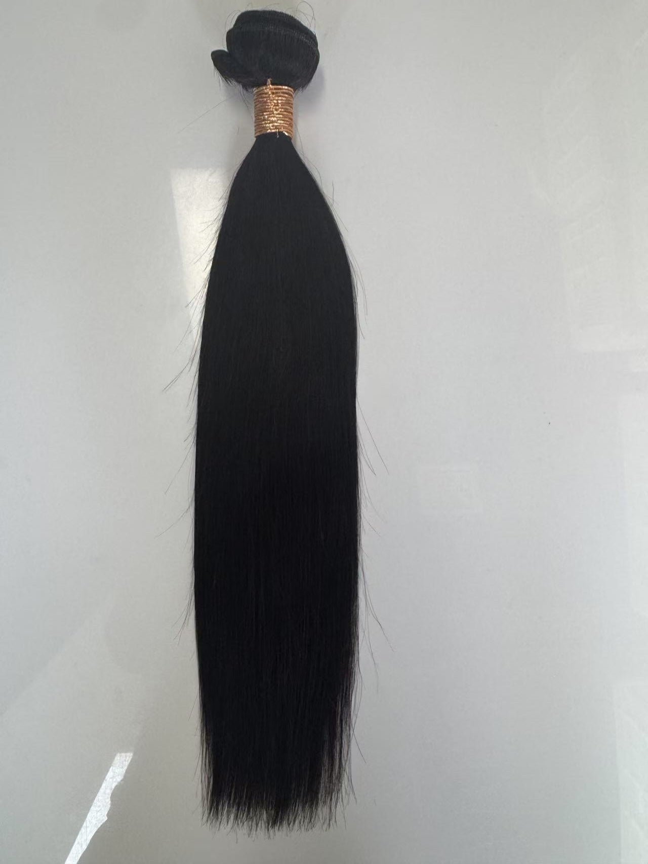 Natural Black #1B Straight Weft Hair Extensions – 100% Remy Human Hair | 100g Pack | 10''–30'' | Reusable | Ships from Canada