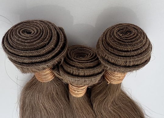Medium Golden Brown #12 Straight Weft Hair Extensions – 100% Remy Human Hair | 100g Pack | 10''–30'' | Reusable | Ships from Canada