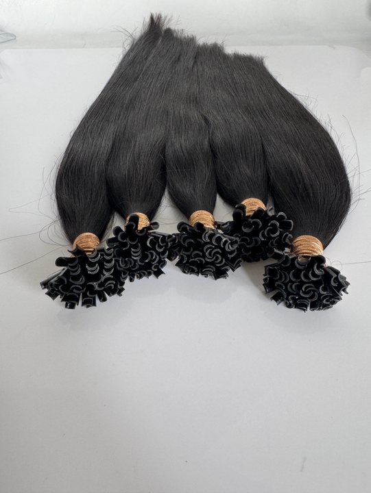 Natural Black #1B Straight U Tip Fusion Hair Extensions – 100% Remy Human Hair | 50g Pack | 10’’–30’’ | Keratin Pre-Bonded | Reusable