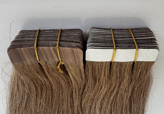 Medium Brown #10 Tape-In Hair Extensions – 100% Remy Human Hair | 50g Pack | 10''–30'' | Reusable | Ships from Canada