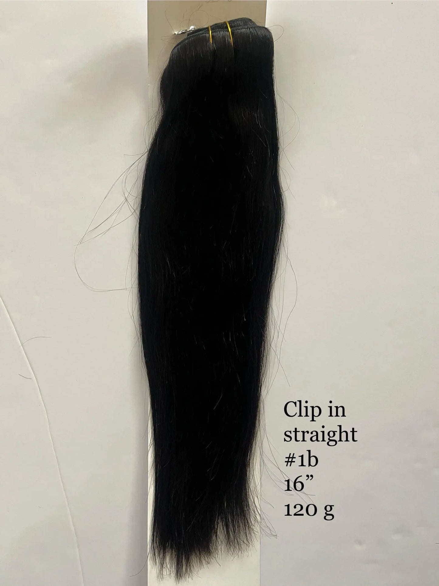 Natural Black #1B Straight Clip-In Hair Extensions – 100% Remy Human Hair | 100g/120g Pack | 10''–30'' | 8pcs, 18 Clips | Reusable | Ships from Canada