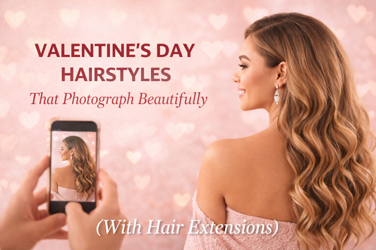 Valentine’s Day Hairstyles That Photograph Beautifully (With Hair Extensions)