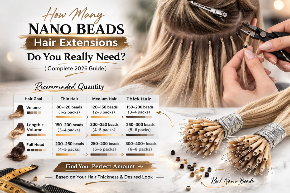how many nano beads hair extensions do i need guide 2026