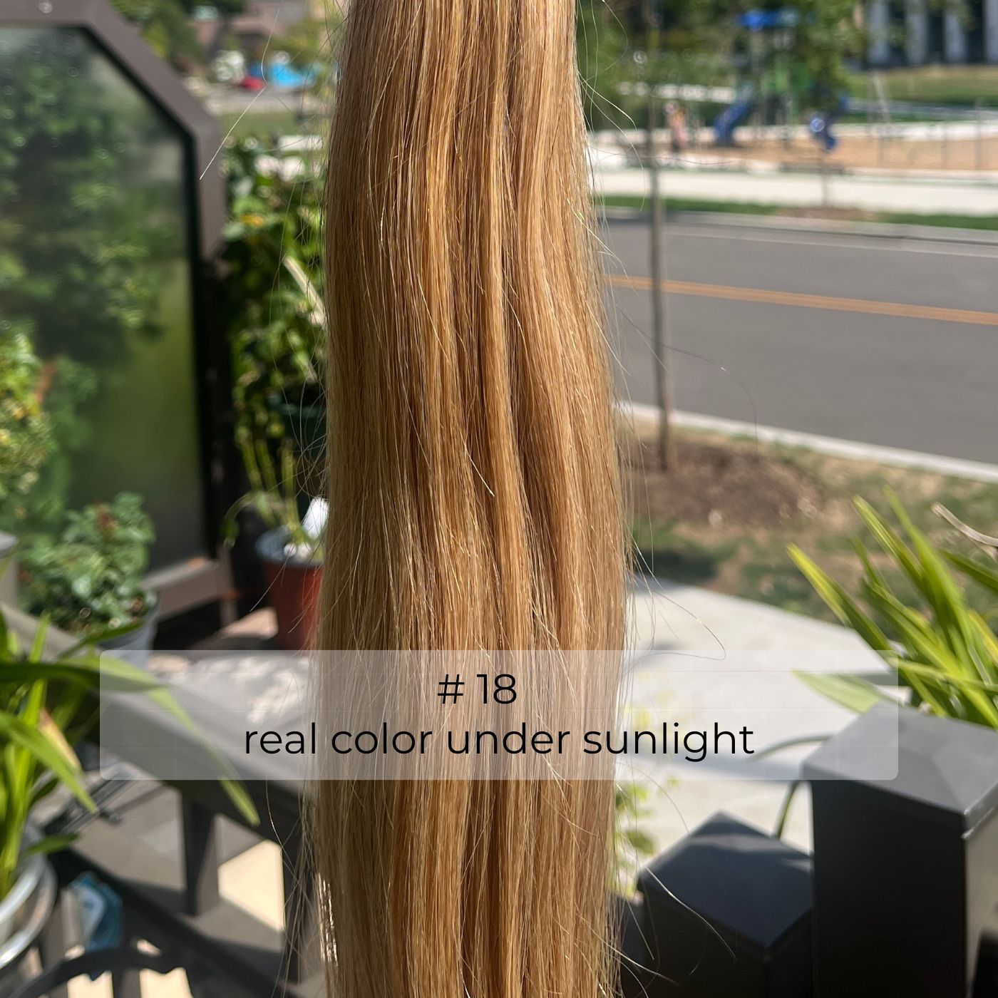 Dark Blonde #18 Clip-In Hair Extensions – 100% Remy Human Hair | 8pcs, 18 Clips | 100g/120g | 10’’–30’’ | Reusable