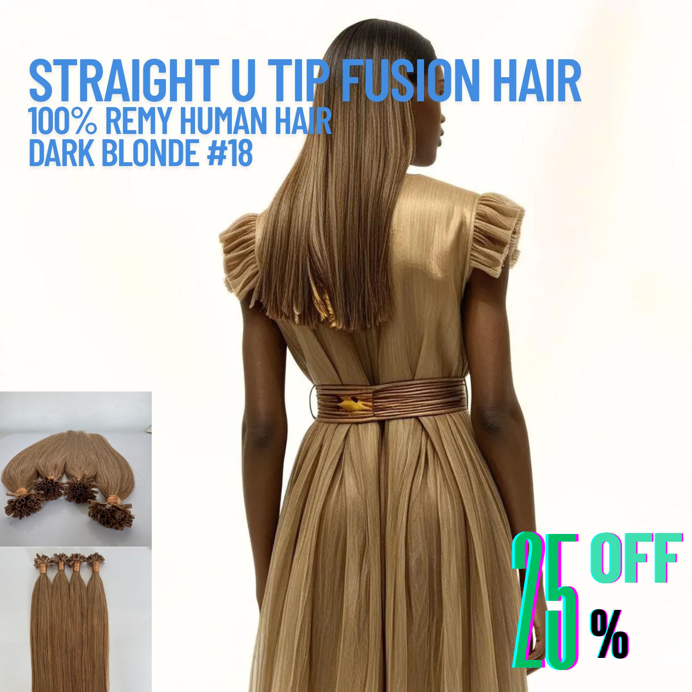 Extensions de cheveux trames noires naturelles n° 1B – 100 % cheveux humains Remy | Paquet de 100 g | 10 à 30 pouces | Réutilisables | Expédié depuis le Canada