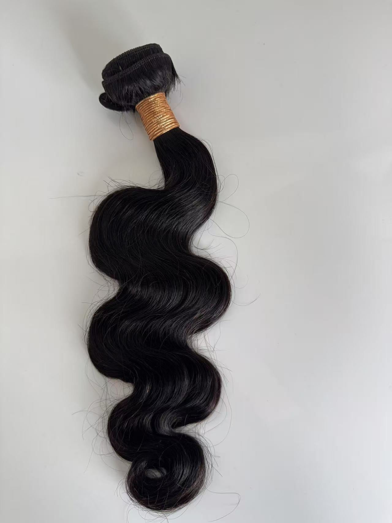 Extensions de cheveux trames noires naturelles n° 1B – 100 % cheveux humains Remy | Paquet de 100 g | 10 à 30 pouces | Réutilisables | Expédié depuis le Canada