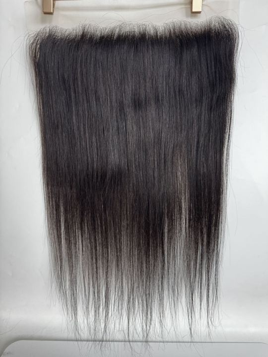 Natural Black #1B Straight HD Lace Frontal – 13x4 & 13x6 Ultra Thin HD Lace | 100% Remy Human Hair | 12''–22'' | Invisible Hairline | Ships from Canada