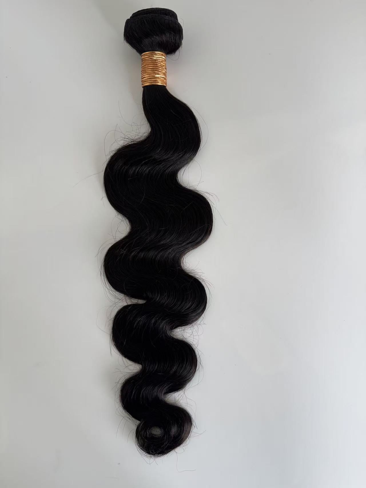 Extensions de cheveux trames noires naturelles n° 1B – 100 % cheveux humains Remy | Paquet de 100 g | 10 à 30 pouces | Réutilisables | Expédié depuis le Canada