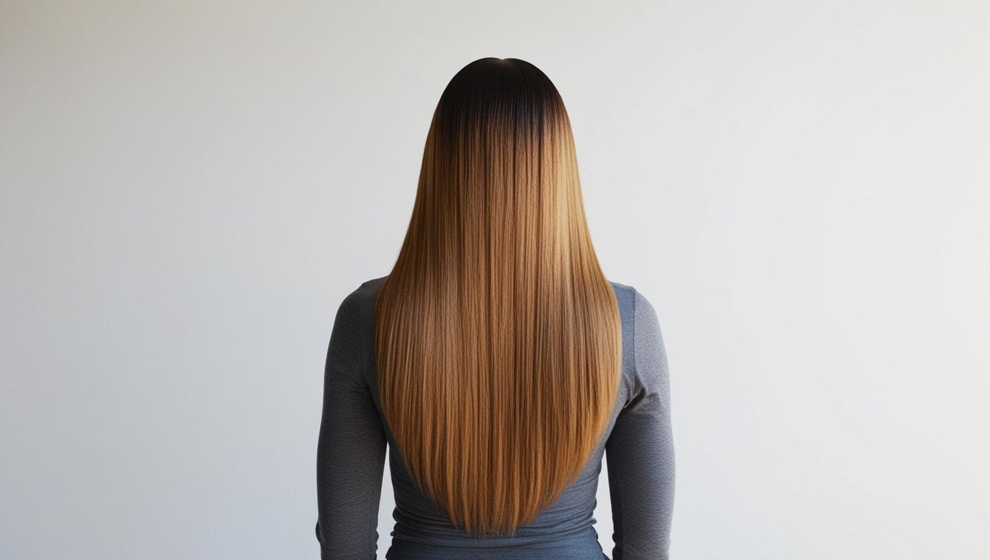 Honey Blonde #27 Straight Nano Beads Hair Extensions – 100% Remy Human Hair | 50g Pack (50 Strands) | Reusable | Ships from Canada