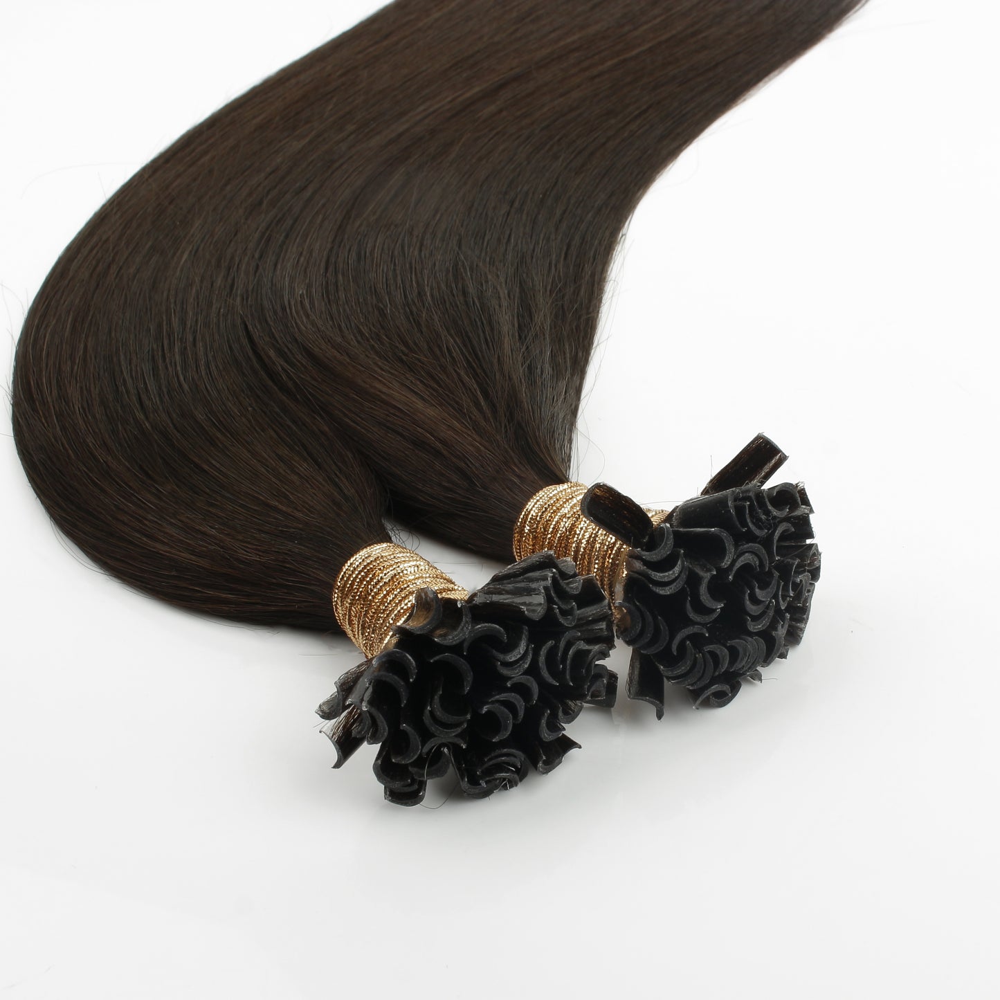 Extensions de cheveux trames noires naturelles n° 1B – 100 % cheveux humains Remy | Paquet de 100 g | 10 à 30 pouces | Réutilisables | Expédié depuis le Canada