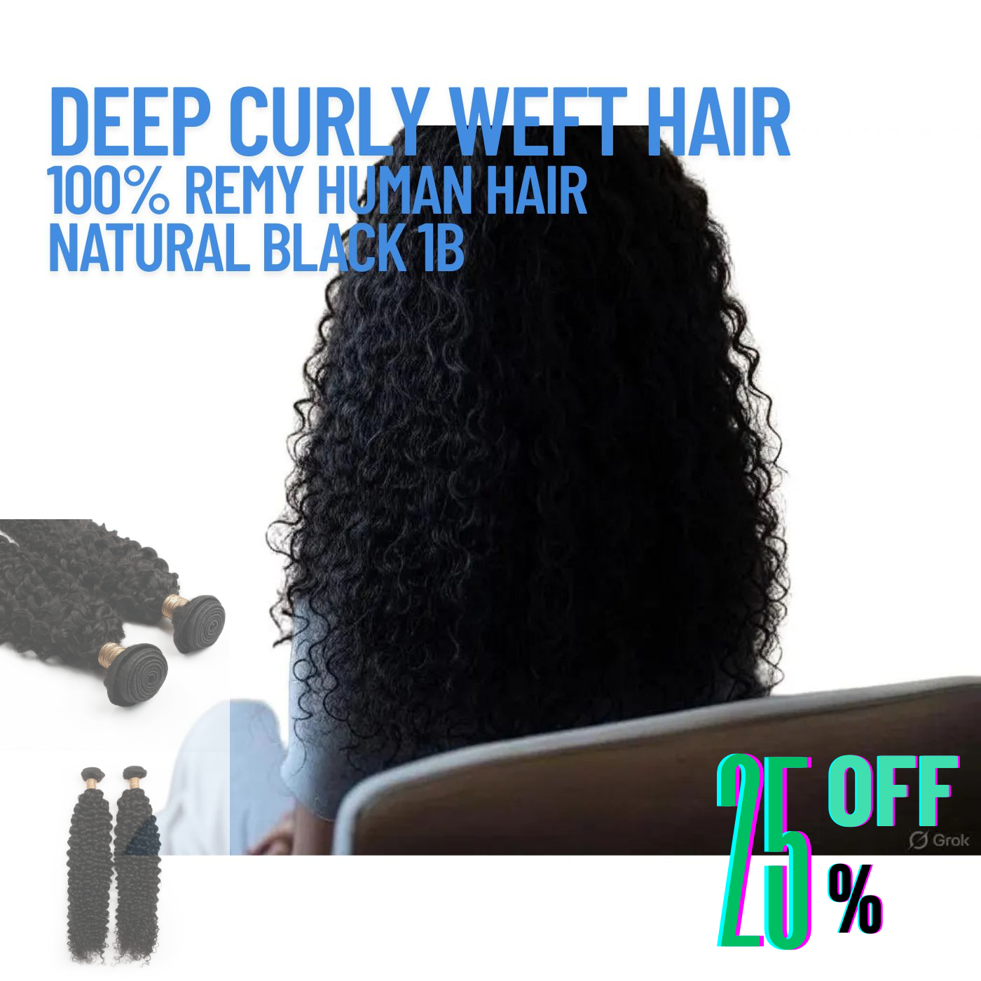 Extensions de cheveux trames noires naturelles n° 1B – 100 % cheveux humains Remy | Paquet de 100 g | 10 à 30 pouces | Réutilisables | Expédié depuis le Canada