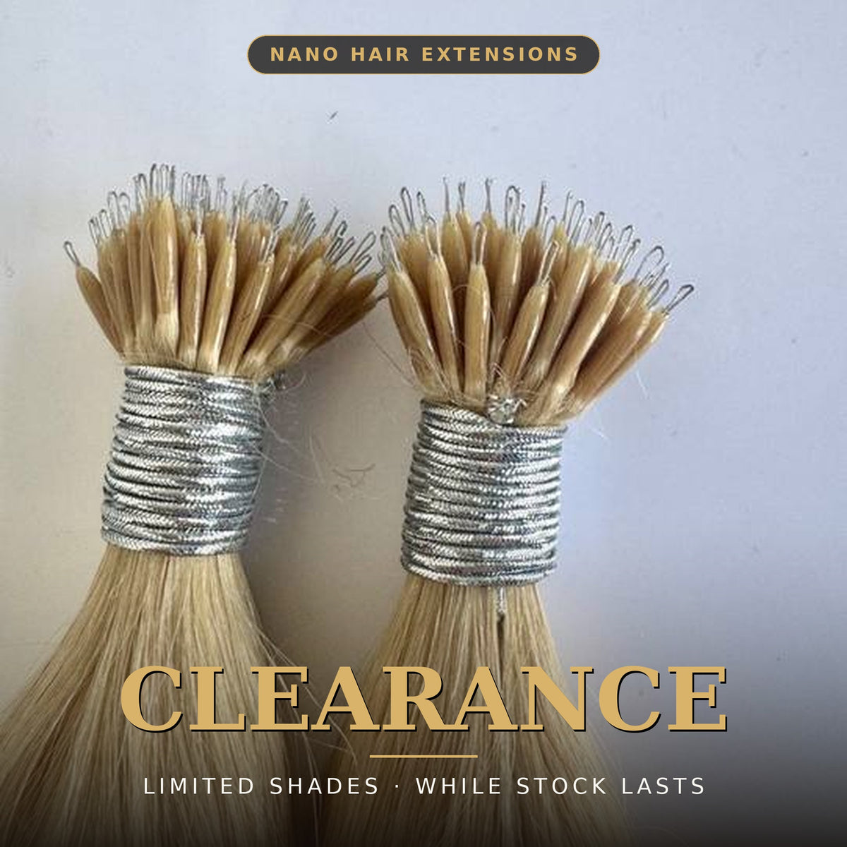 Clearance nano beads hair extensions – special offer