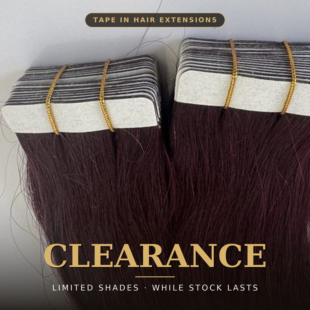 Clearance tape in hair extensions – special offer
