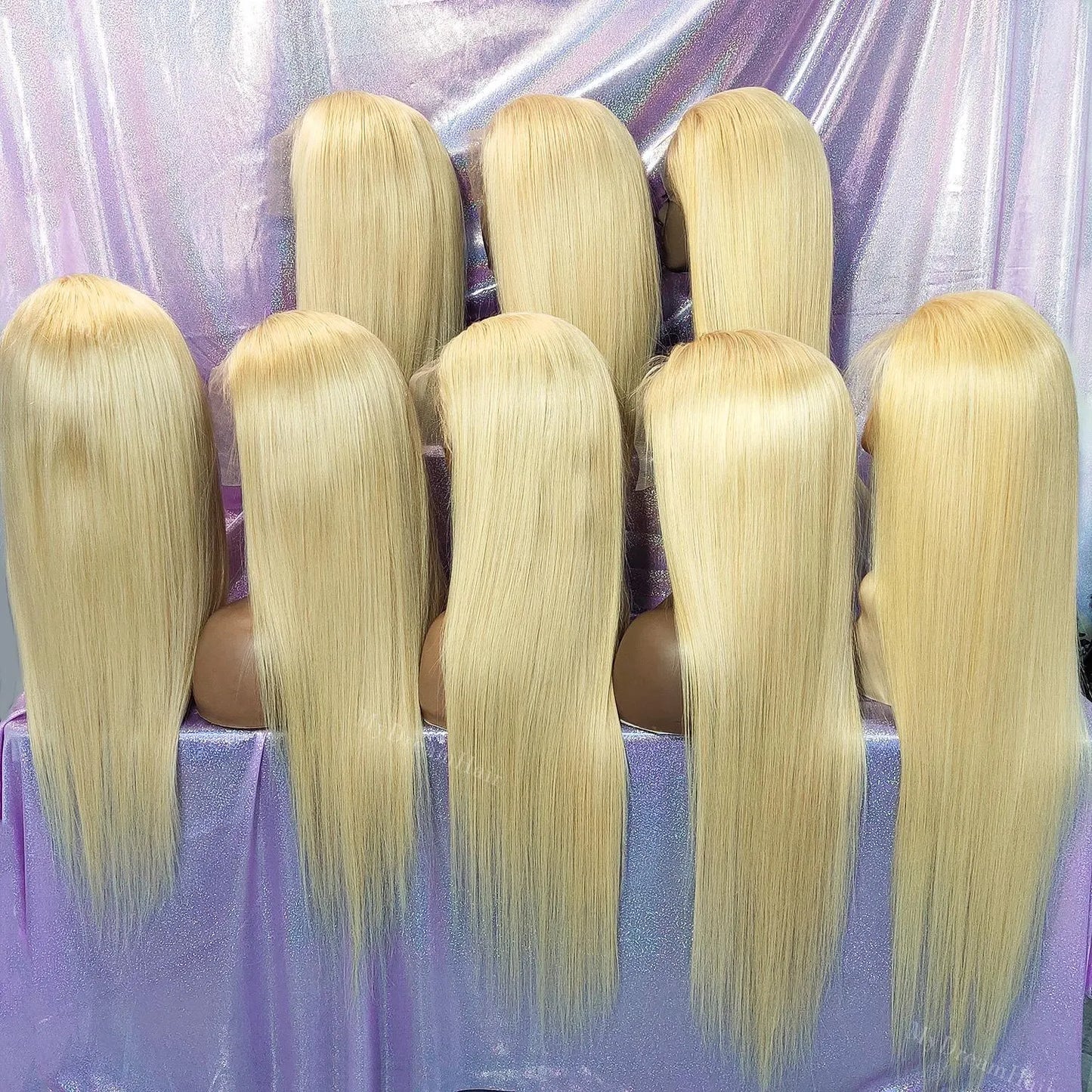 Blonde #613 Straight Lace Front Wig – 13x4 Transparent Lace | 100% Remy Human Hair | 180% Density | 12''–28'' | Glueless | Ships from Canada