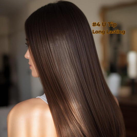 Extensions de cheveux trames noires naturelles n° 1B – 100 % cheveux humains Remy | Paquet de 100 g | 10 à 30 pouces | Réutilisables | Expédié depuis le Canada
